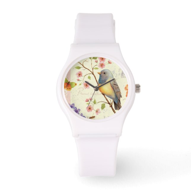 Reloj De Pulsera Aves y abejas (Anverso)