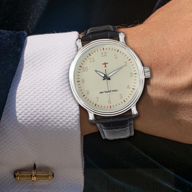 Reloj De Pulsera Aviador de aeronaves (Subido por el creador)