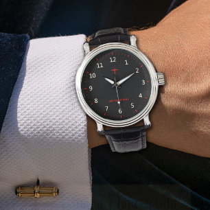 Reloj De Pulsera Aviador de aeronaves Oscuro