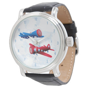 Reloj De Pulsera Aviador de aviones de época