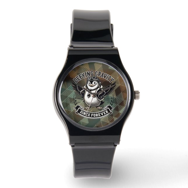 Reloj De Pulsera Aviator Penguin (Anverso)
