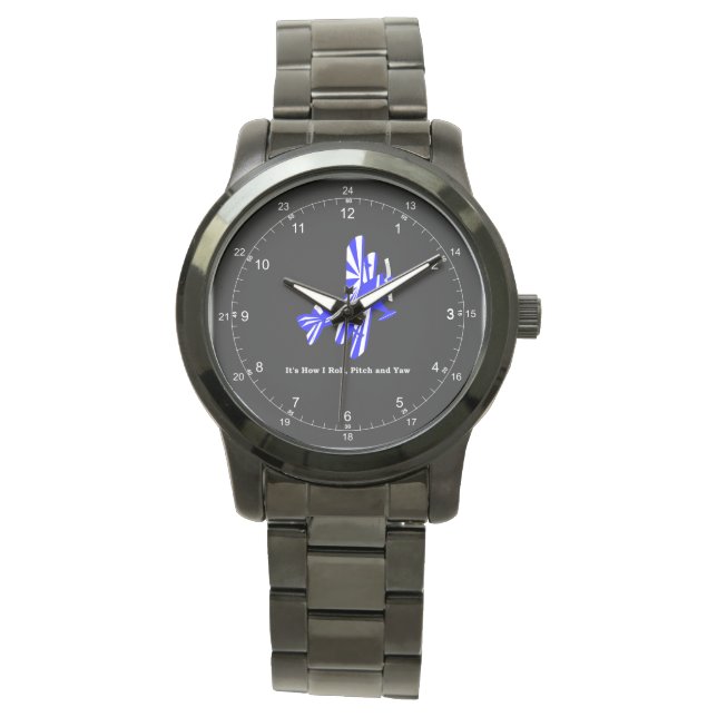 Reloj De Pulsera Avión aéreo eWatch (Anverso)