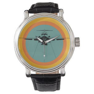 Reloj De Pulsera Avión de pasajeros retro genial