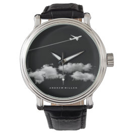 Reloj De Pulsera Avión de vuelo/Jet/Piloto personalizado