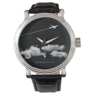 Reloj De Pulsera Avión de vuelo/Jet/Piloto personalizado