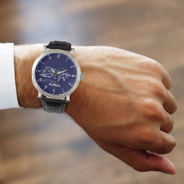 Reloj De Pulsera Avión Guay Cessna simple y nubes, regalo de Person