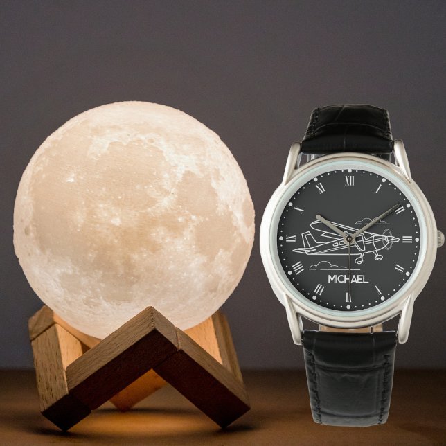 Reloj De Pulsera Avión y nubes Cessna, regalo de Personalizado de a (Subido por el creador)