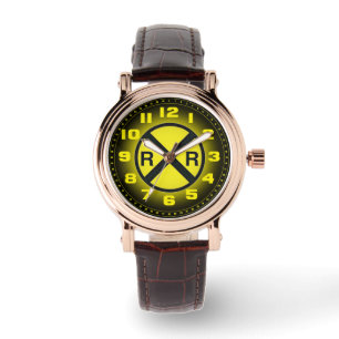 Reloj De Pulsera Aviso de aviso anticipado de cruce de ferrocarril