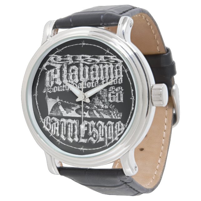 Reloj De Pulsera Aviso de guerra Alabama eWatch (Angular)