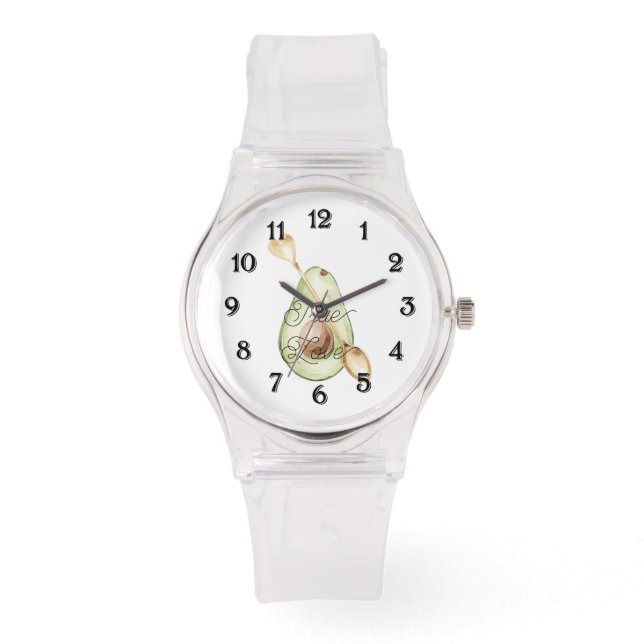 Reloj De Pulsera Avocado Heart Spoon True Love (Anverso)