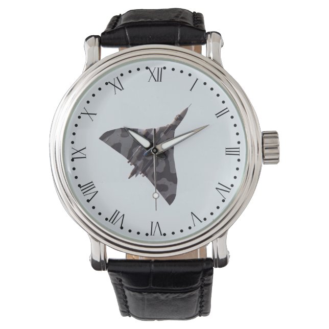 Reloj De Pulsera Avro Vulcan -1 dial romano (Anverso)