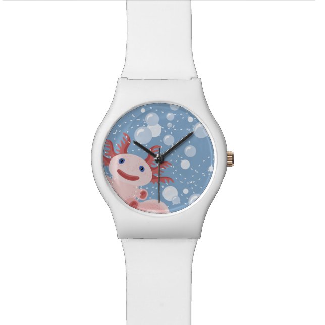 Reloj De Pulsera Axolotl y el diseño intrépido del vector de las (De cerca)