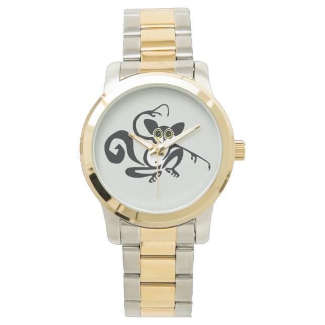 Reloj De Pulsera AYE-AYE - Animal en peligro - Primado - Madagascar (Anverso)