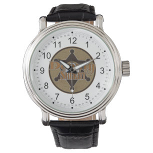 Reloj De Pulsera Ayudante del sheriff del vintage