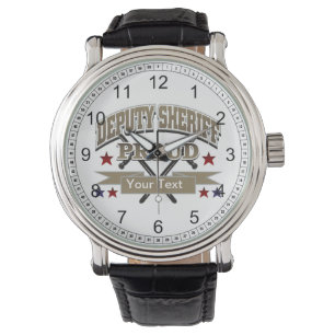 Reloj De Pulsera Ayudante del sheriff orgulloso de encargo