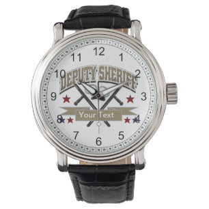 Reloj De Pulsera Ayudante del sheriff personalizado