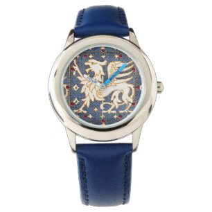 RELOJ DE PULSERA AZUL BLANCO FANTASY GRIFFINS