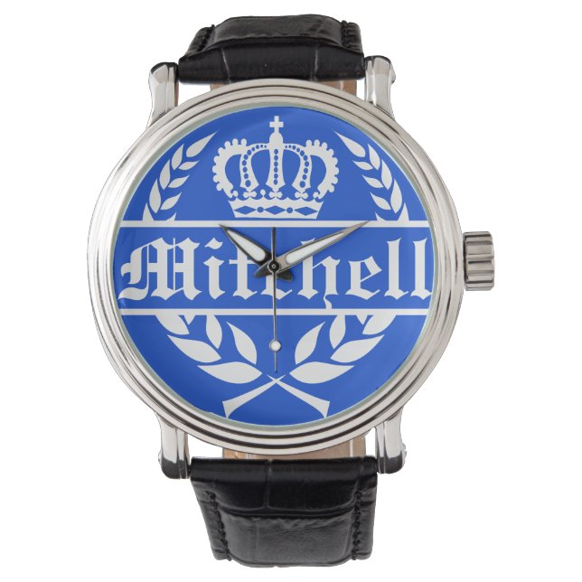 Reloj De Pulsera Azul británico personalizado (Anverso)