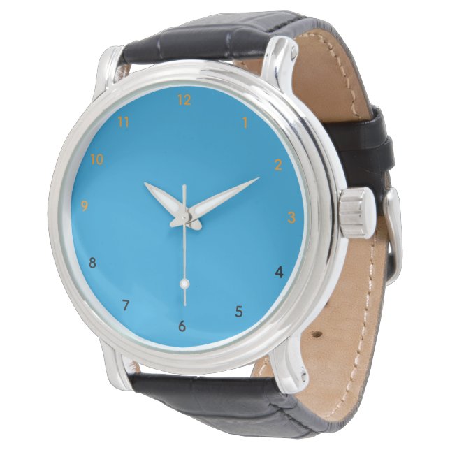 Reloj De Pulsera Azul Cerúleo (Angular)