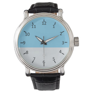 Reloj De Pulsera Azul cielo y Plata pálida