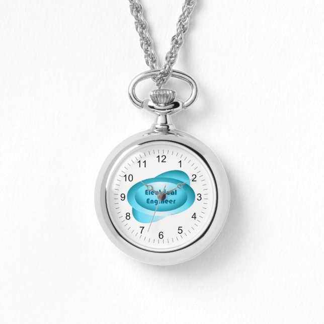 Reloj De Pulsera Azul de ingeniero eléctrico (Anverso)