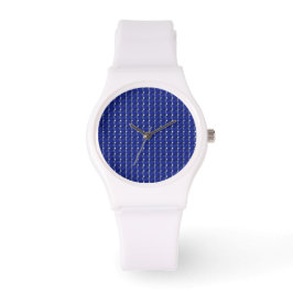 Reloj De Pulsera Azul de zafiro cuadrado
