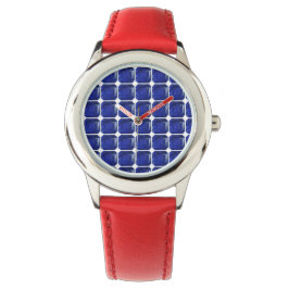 Reloj De Pulsera Azul de zafiro cuadrado