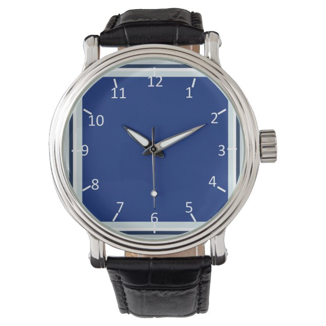 Reloj De Pulsera Azul dénim (Anverso)