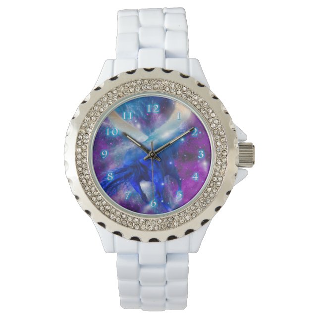 RELOJ DE PULSERA AZUL HORSE PROPHECY (Anverso)