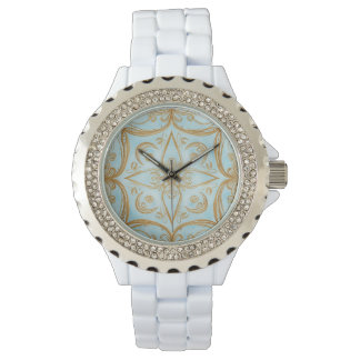 Reloj De Pulsera Azul Oro Mozaik,Reloj eWatch