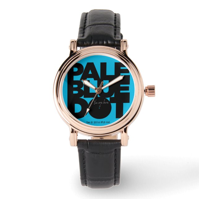 Reloj De Pulsera Azul pálido (Anverso)