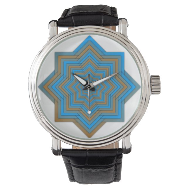 Reloj De Pulsera Azul y Estrella de Ember (Anverso)