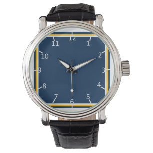 Reloj De Pulsera Azul y oro cargados