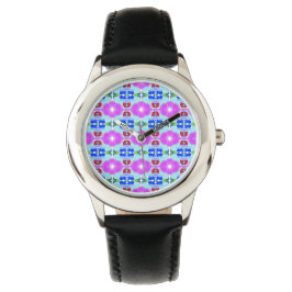 Reloj De Pulsera Azure Bloom Kaleidoscope