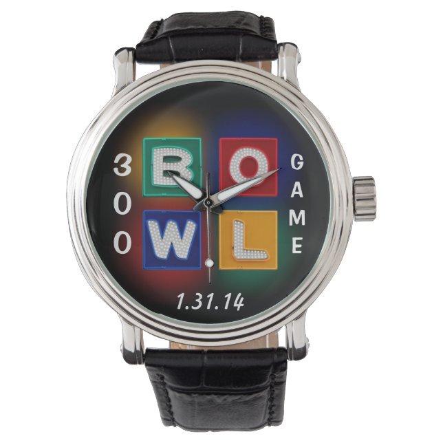Reloj De Pulsera B O W L 300 Juego perfecto (Anverso)