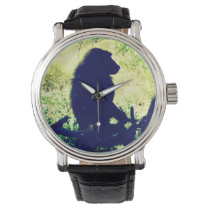 Reloj De Pulsera Baboon Silhouette