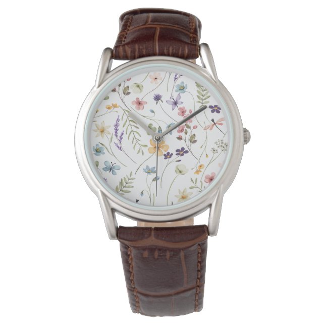 Reloj De Pulsera Baby in Bloom Garden Wildflower  (Anverso)