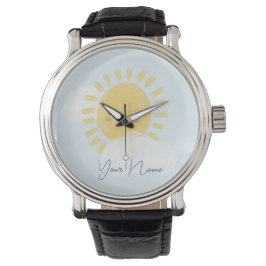 Reloj De Pulsera Baby Shower Sunshine personalizado de primer cumpl