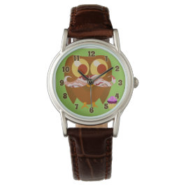 Reloj De Pulsera Bacon Mustache Owl de moda