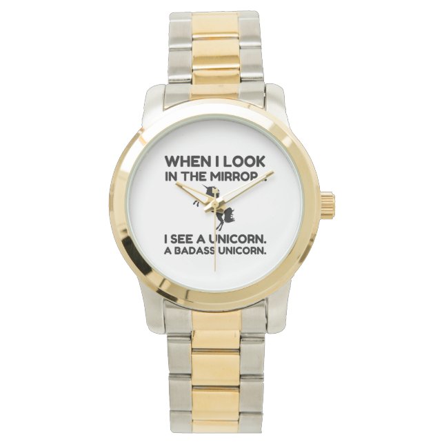 RELOJ DE PULSERA BADASS UNICORN (Anverso)