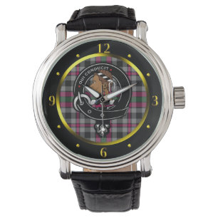 Reloj De Pulsera Badge Borthwick Clan y Tartán