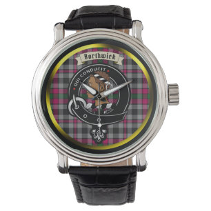Reloj De Pulsera Badge Borthwick Clan y Tartán