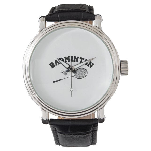 Reloj De Pulsera Badminton (Anverso)