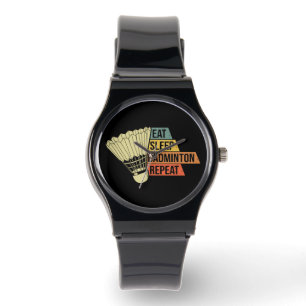 Reloj De Pulsera Bádminton Retro Vintage