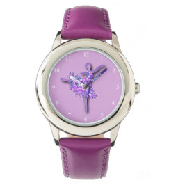 Reloj De Pulsera Bailarina de ballet Ballerina Watch - Púrpura