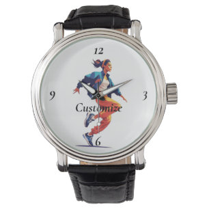 Reloj De Pulsera Bailarina de Hip Hop Thunder_Cove