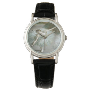Reloj De Pulsera Bailarina en verde por Edgar Degas