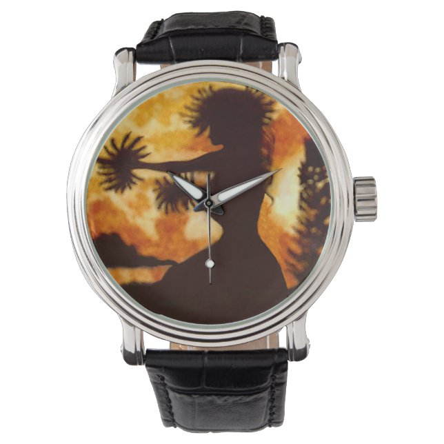 Reloj De Pulsera Bailarina hawaiana Hula (Anverso)