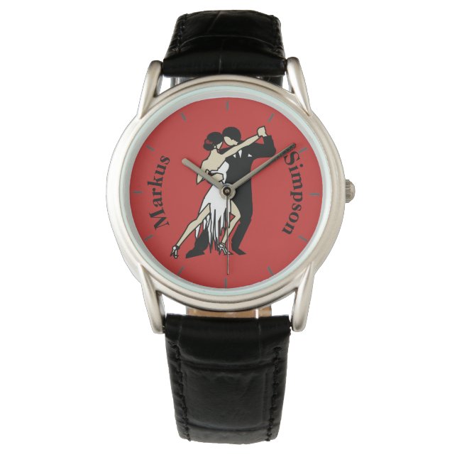 Reloj De Pulsera Bailarinas de tango (Anverso)