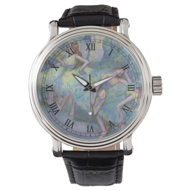 Reloj De Pulsera Bailarinas en las bambalinas de Edgar Degas (Anverso)